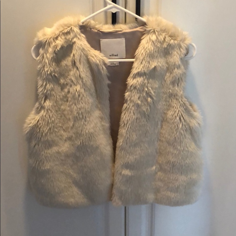 Faux fur vest
